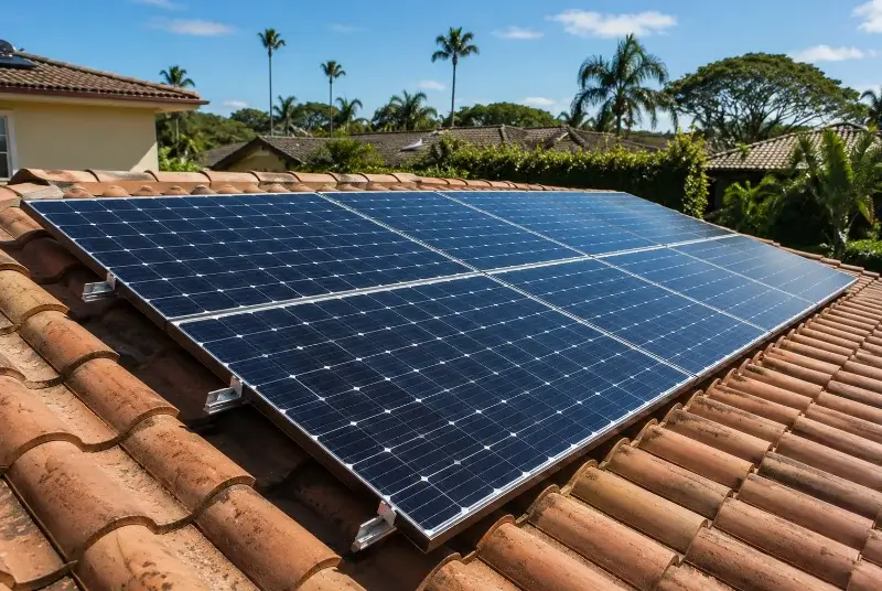 Installation de panneaux solaires à Exoudun
